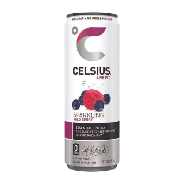 Celsius Energy Drink, Sparkling Wild Berry