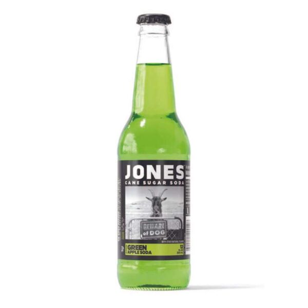 Jones Cane Sugar Soda, Green Apple