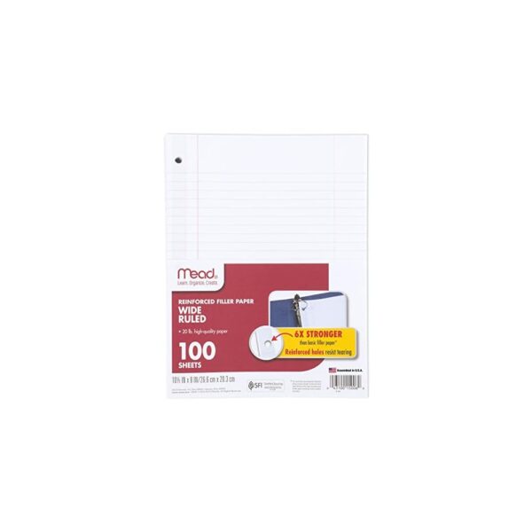 Paper 100 Sheets Wide Ruled