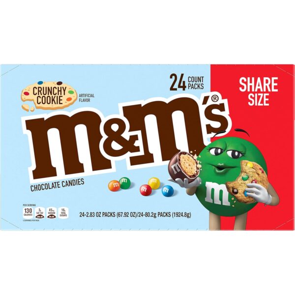 M&M King Size Crunchy Cookie