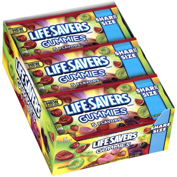 LifeSavers King Size Gummies 5 Flavors