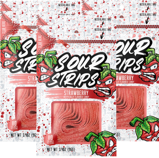 Sour Strips Strawberry