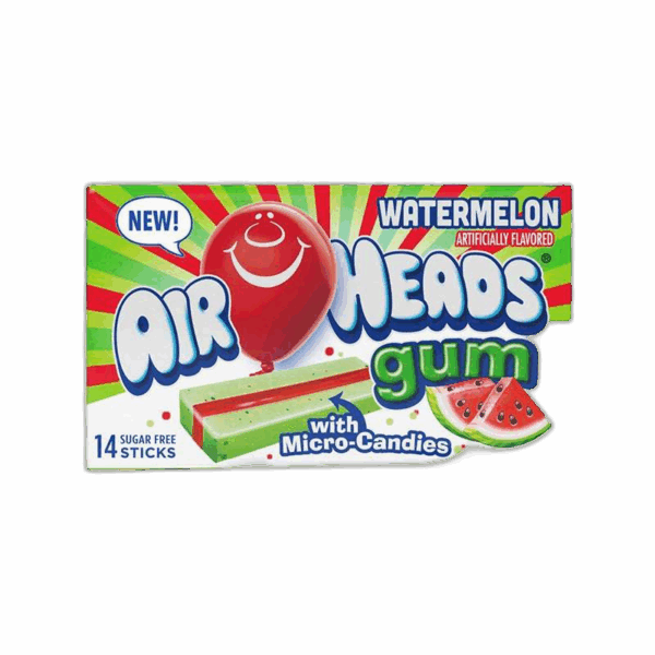 Airheads, Gum, Watermelon, Sugar Free