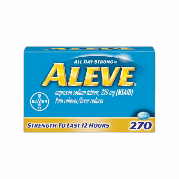 Aleve, Naproxen Sodium Tablets, 220 mg