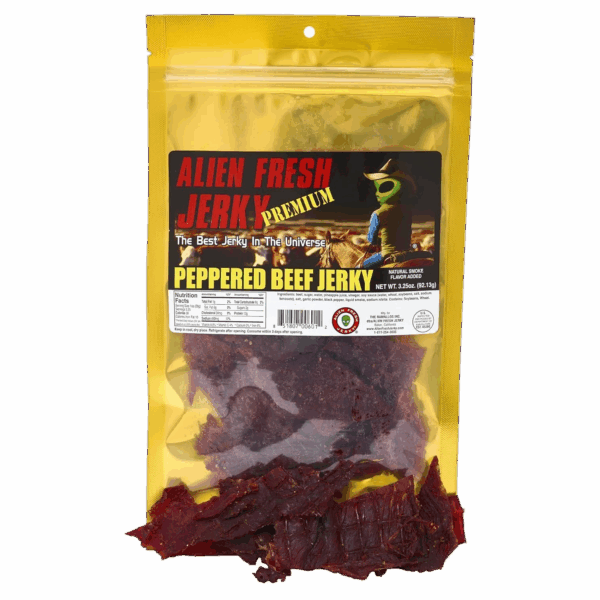 Alien Jerky Peppered Beef