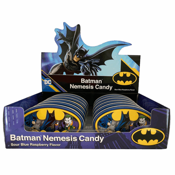 Batman Nemisis Sour Blue Raspberry