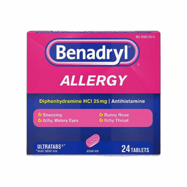Benadryl, Allergy, 25 mg