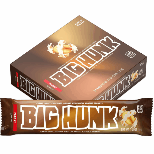 Big Hunk Honey Nougat with Roasted Peanuts