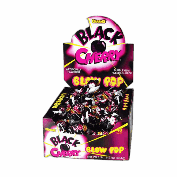 Charms, Blow Pops, Black Cherry