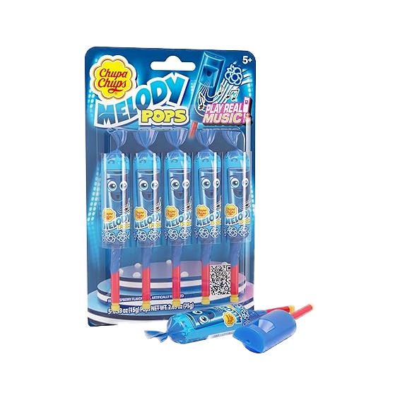 Chupa Chups Melody Pop Blue Raspberry
