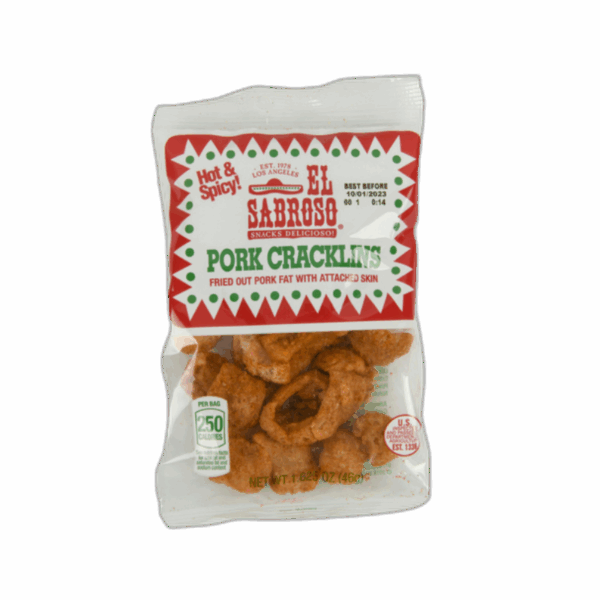 El Sabroso Pork Cracklins Hot & Spicy