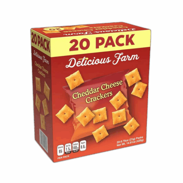 Delicious Farms, Cheddar Cheese Crackers