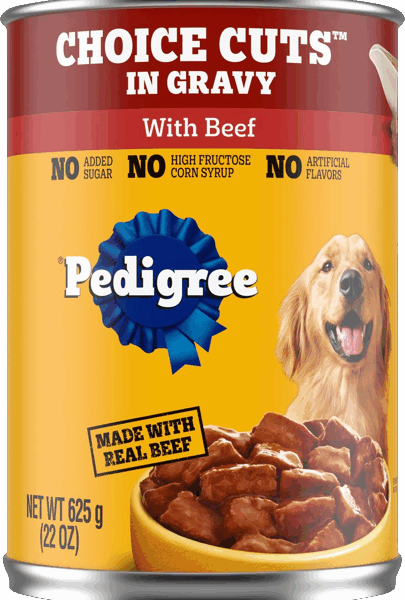 Pedigree, Choice Cuts in Gravy, With Beef