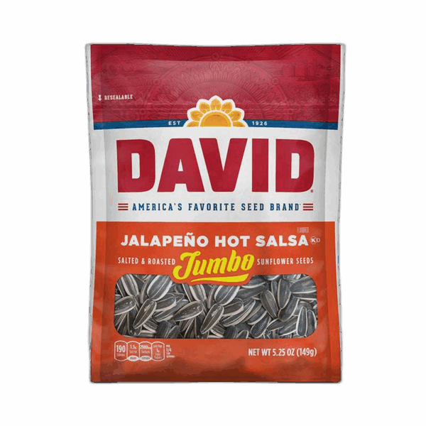 David Seeds, Sunflower Seeds, Jalapeno Hot Salsa
