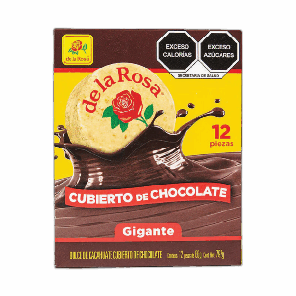 De La Rosa, Mazapan Cubierto De Chocolate Gigante