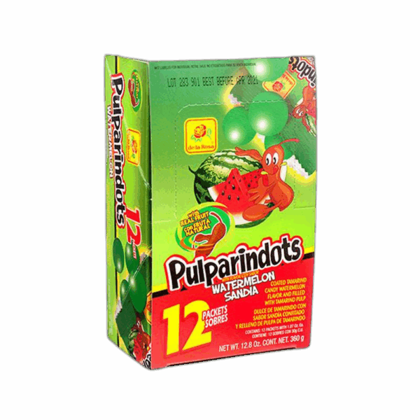 De La Rosa Pulparindots, Watermelon, 360 g, 12 count (1 Pack)