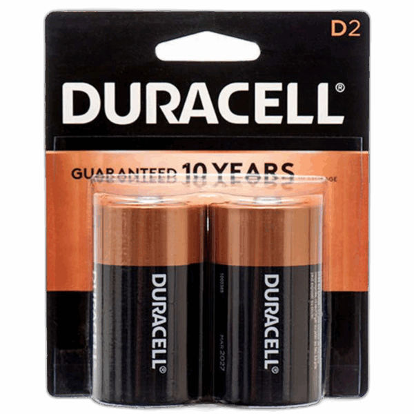 Duracell, Batteries, D