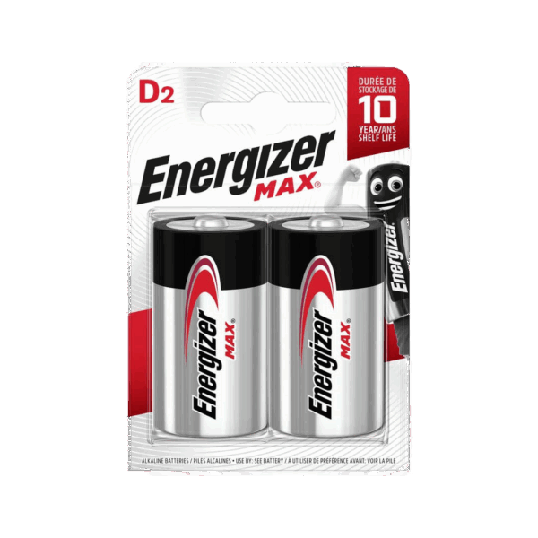 Energizer D 2 Pk