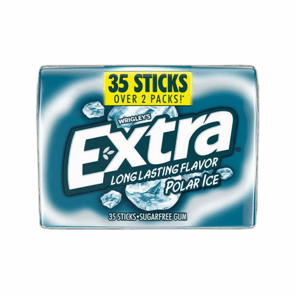 Extra Sugar Free Chewing Gum, Polar Ice, Mega Pack