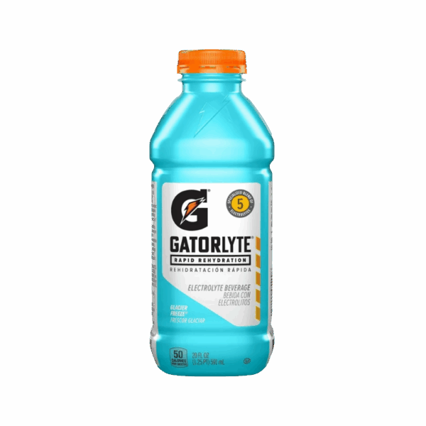 Gatorlyte, Rapid Rehydration, Glacier Freeze