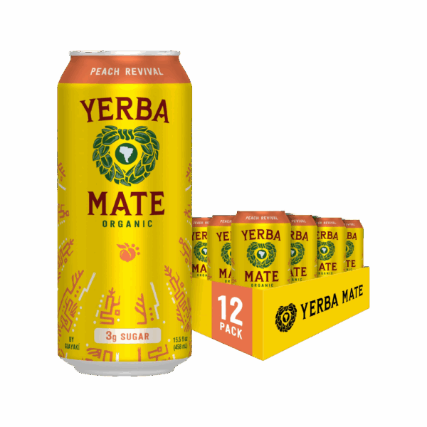 Guayaki Yerba Peach Revival