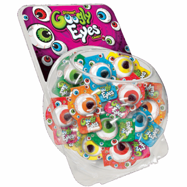 Gummy Googly Eyes Candy Jar