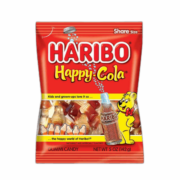Haribo Gummi Candy, Happy-Cola, Share Size