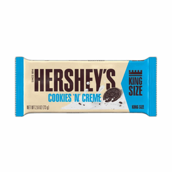 Hershey's, Candy Bar, Cookies 'N' Cream, King Size