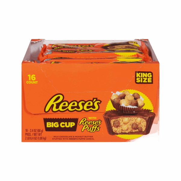 Hersheys King Size Reeses Big Puffs