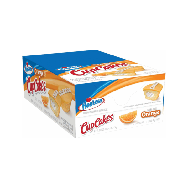 Hostess Cup Cake Orange