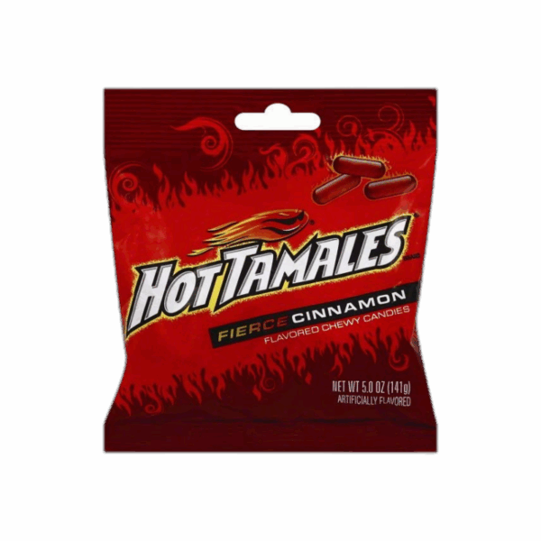 Hot Tamales, Chewy Candy, Fierce Cinnamon, Peg Bags