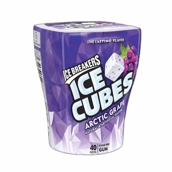 Ice Breakers Ice Cubes Gum, Arctic Grape,