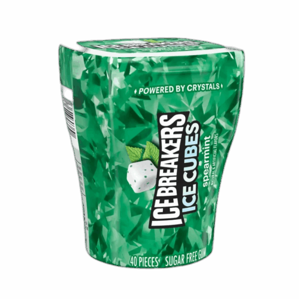 Ice Breakers Ice Cubes Gum, Spearmint,