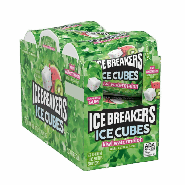 Ice Breakers Ice Cubes Kiwi Watermelon