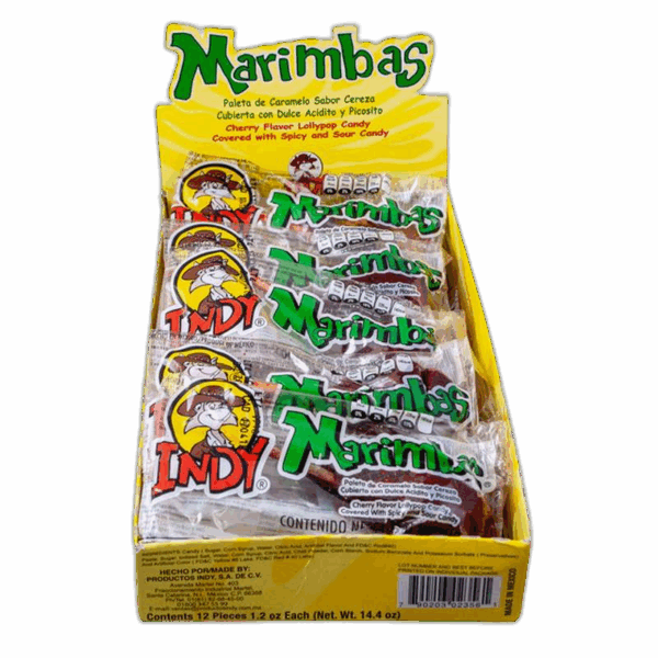 Indy, Paleta Candy, Marimba