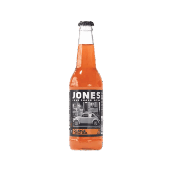 Jones Cane Sugar Soda, Orange Cream