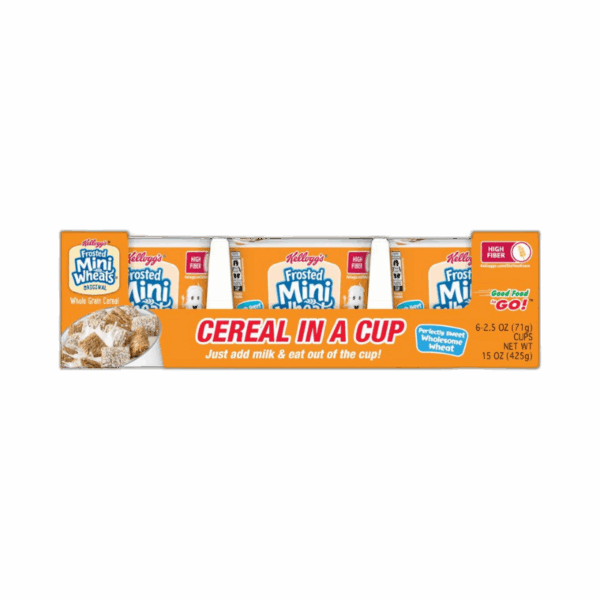 Kellogg's, Cereal Cup, Frosted Mini Wheats