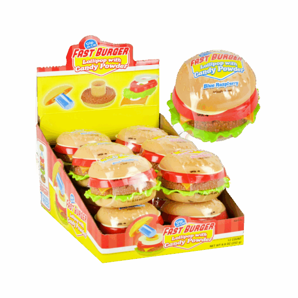 Kids Novelty Burger Dip&Lick