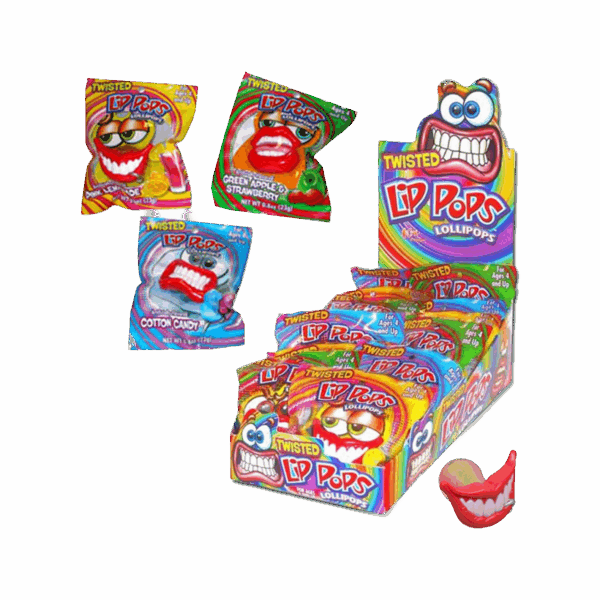 Kids Novelty Sour Twstd Lip Pop
