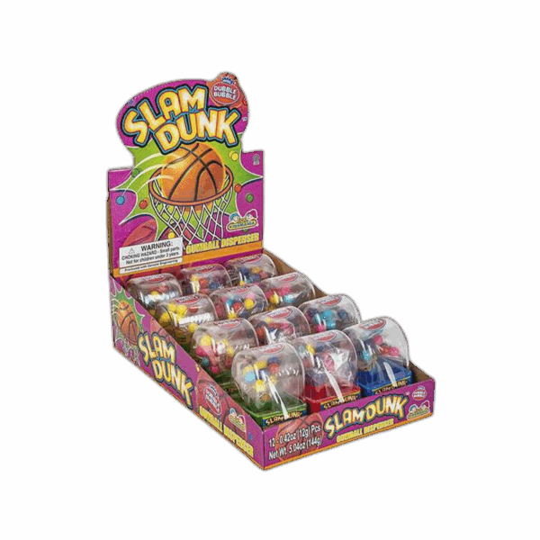 Kidsmania, Gumball Dispenser, Slam Dunk, Dubble Bubble