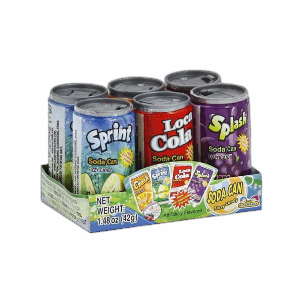 Kidsmania Soda Can Fizzy Candy