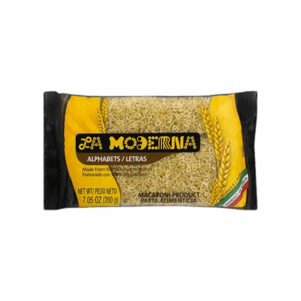 La Moderna Pasta, Alphabets