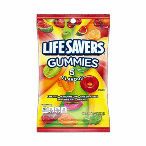 Life Savers, Gummies, 5 Flavors