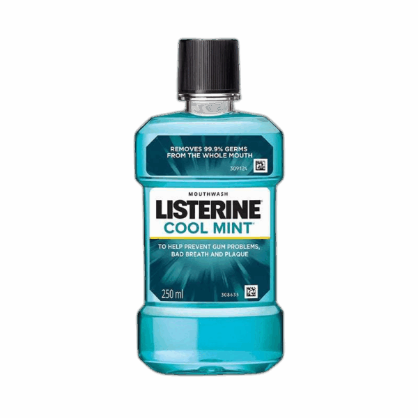 Listerine Mouthwash, Cool Mint, 250 ml