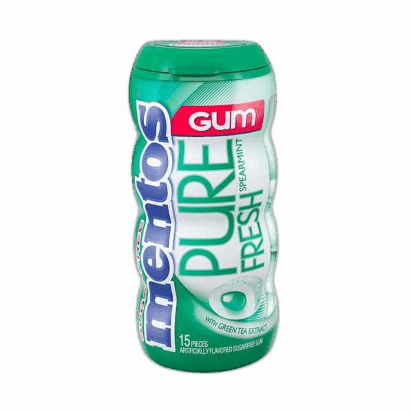 Mentos Pure Fresh Sugar Free Chewing Gum, Spearmint