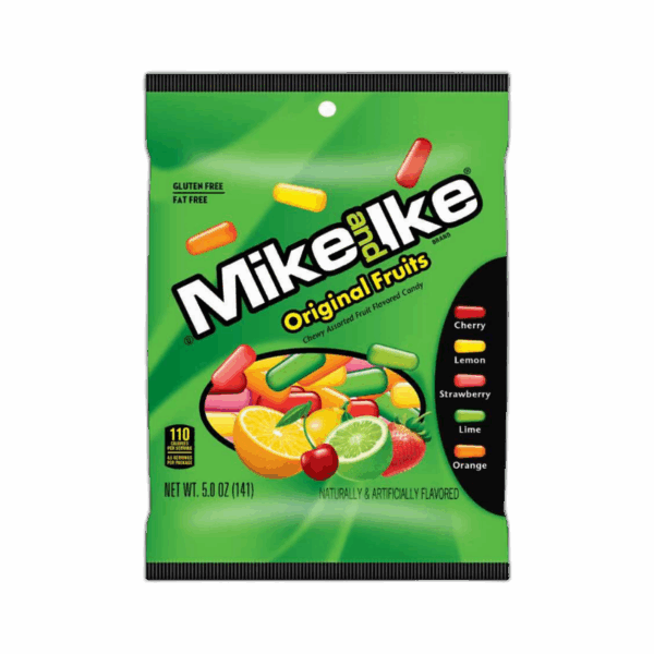 Mike & Ike, Chewy Fruit Candy, Original Fruits