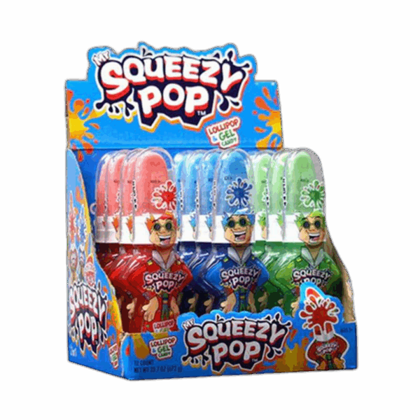 Mr. Squeezy, Lollipop & Gel Candy, Squeezy Pop