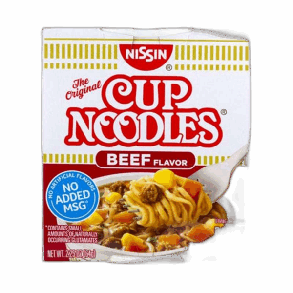 Nissin, Cup Noodles, Beef