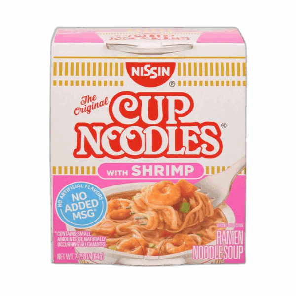 Nissin, Cup Noodles, Shrimp