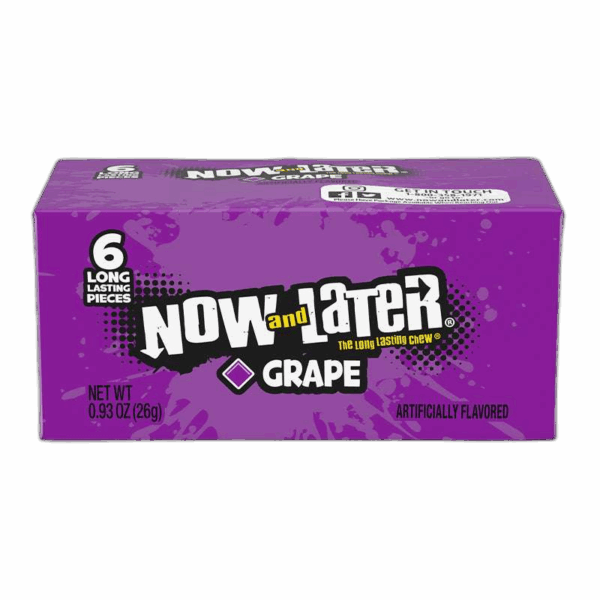 Now and Later, Mini Fruit Chews, Grape